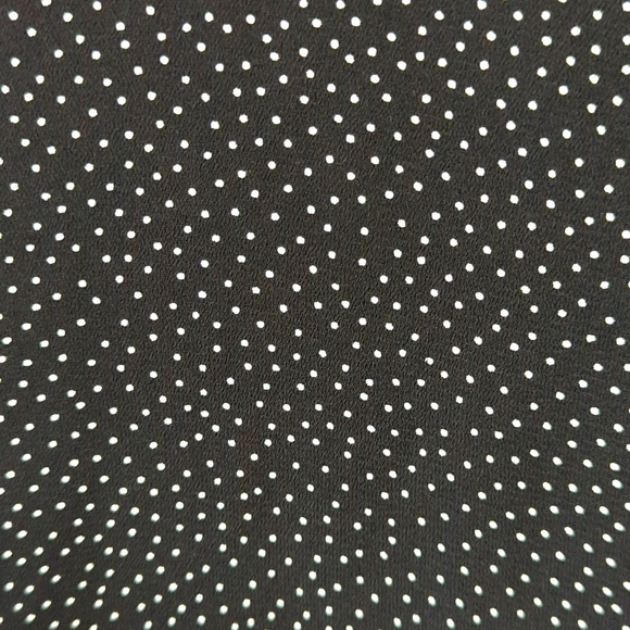 Pendleton Y2K Vintage Spotted High Waisted Side Slit Midi Skirt Black White 10 - Picture 7 of 12